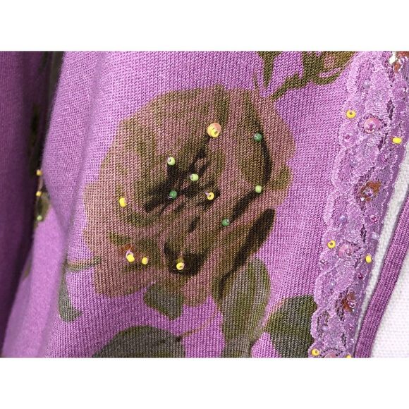 Vertigo Paris Women's XL‎ Long Sleeve Drape Front Cardigan Sweater - Picture 4 of 10